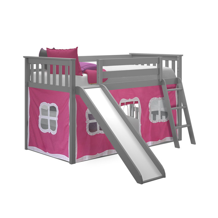 Isabelle & Max™ Meneses Twin Over Twin Solid Wood Bunk Bed by Isabelle